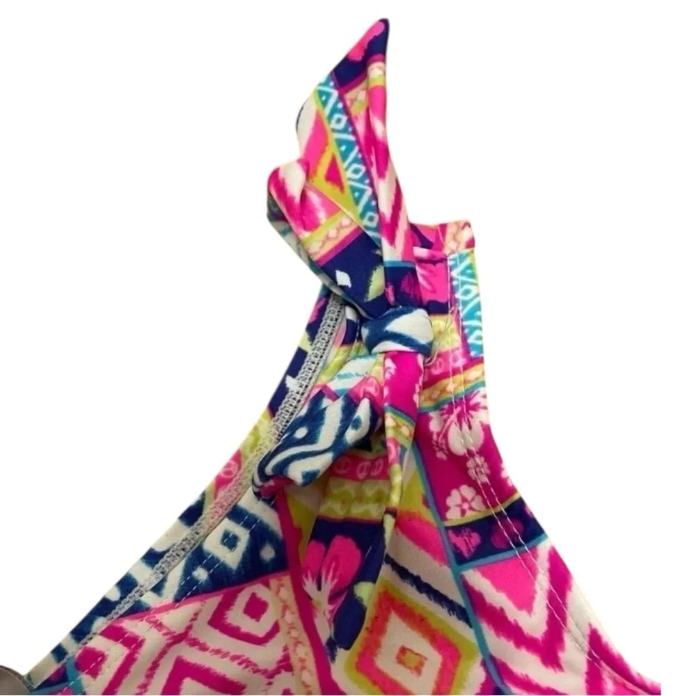 The Children’s Place NWOT Tropical Multicolor One Piece Swimsuit Girls Size 12